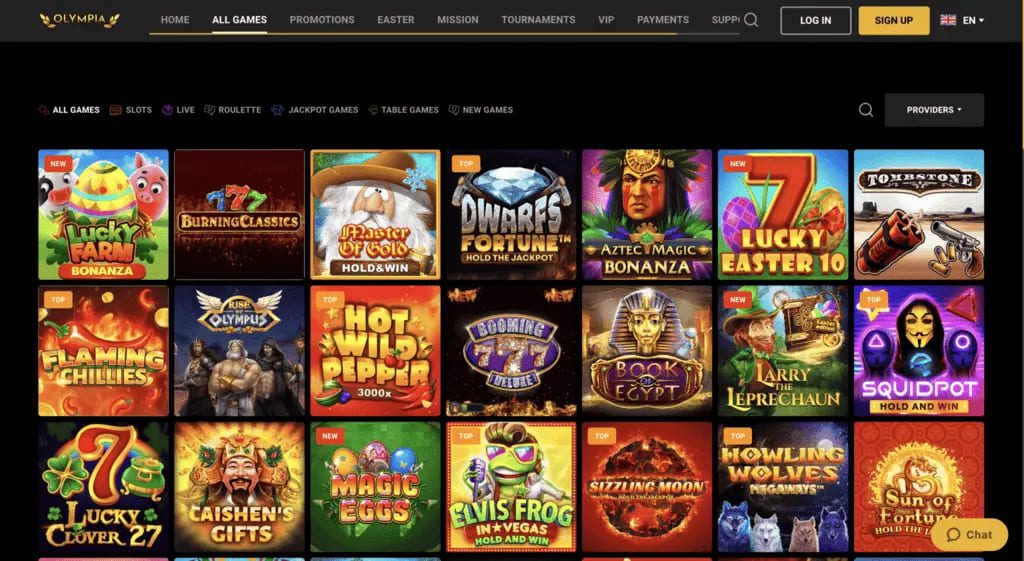 Olympia Casino Games