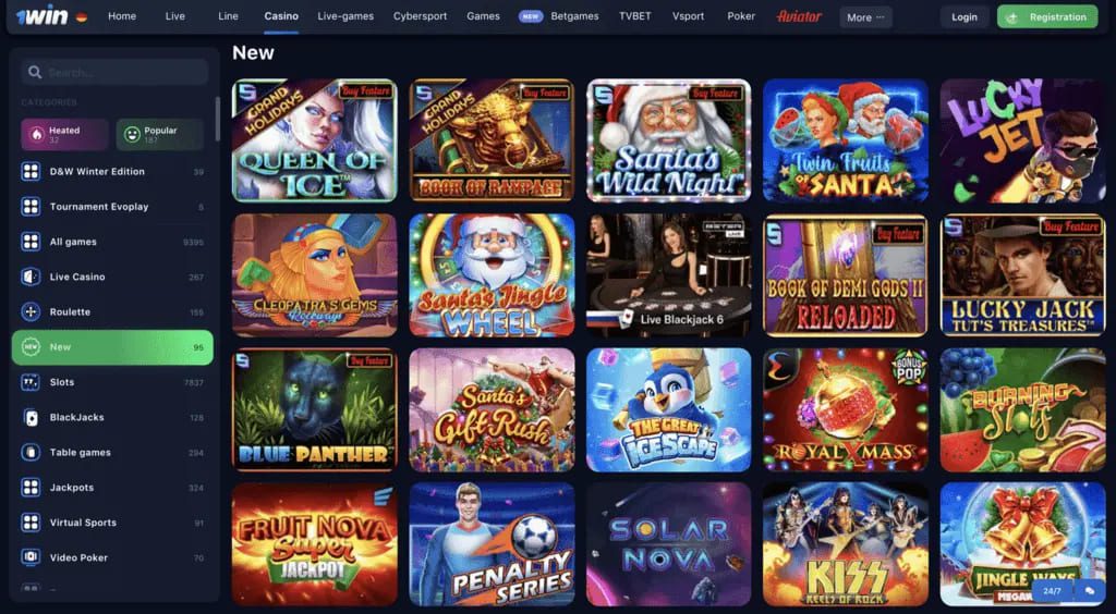 1win Casino Games
