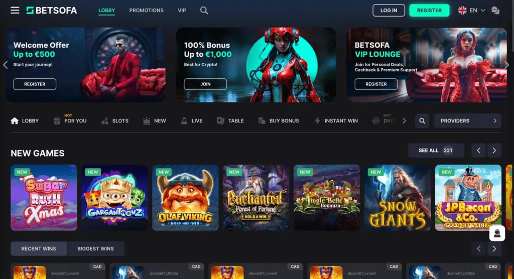 BetSofa Casino Review