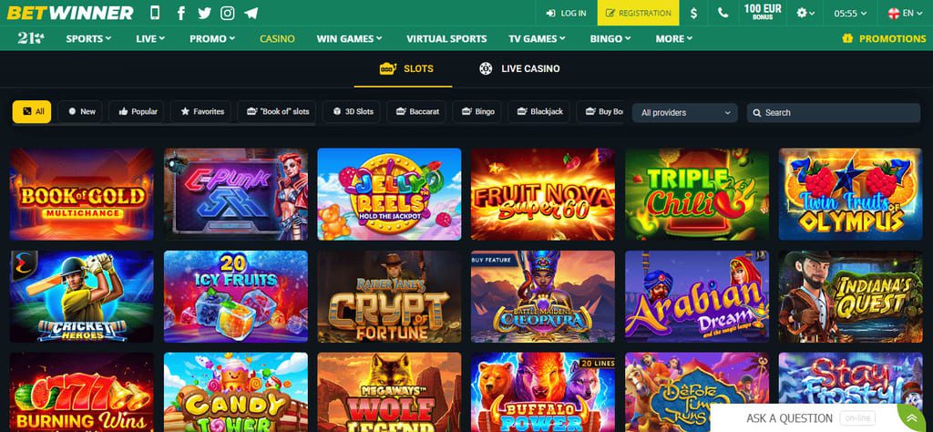 BetWinner Casino Games
