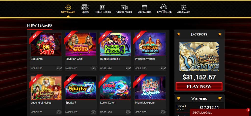 BoVegas Casino Games