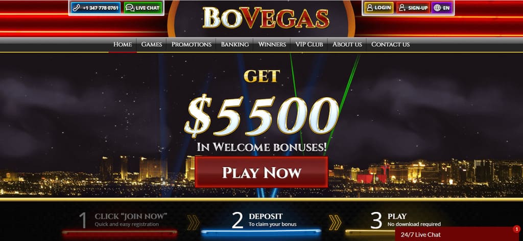 BoVegas Casino Review
