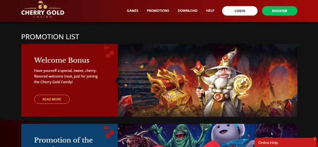 Cherry Gold Casino Bonuses