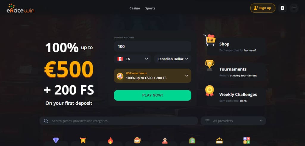 ExciteWin Casino Review