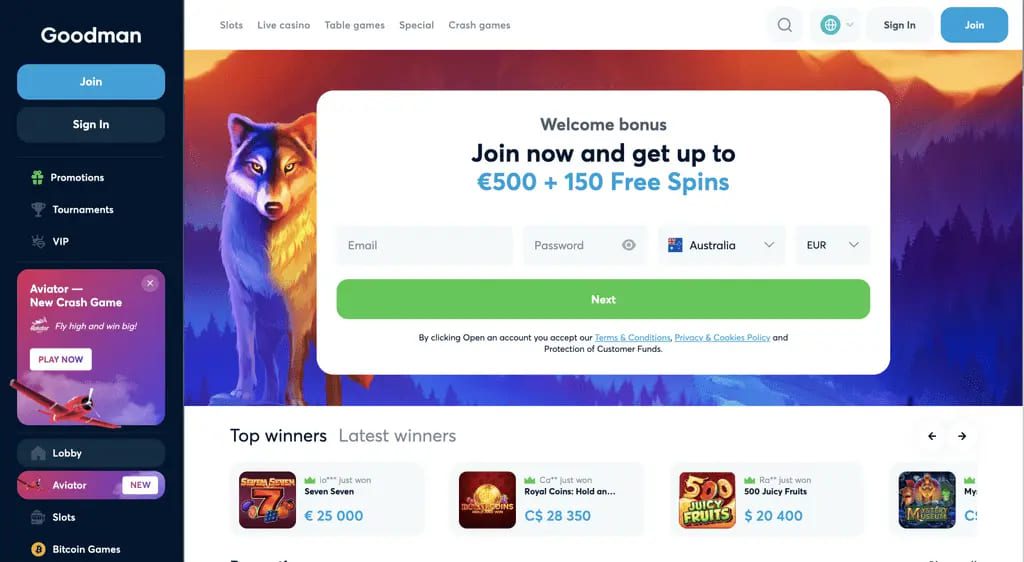Goodman Casino Review