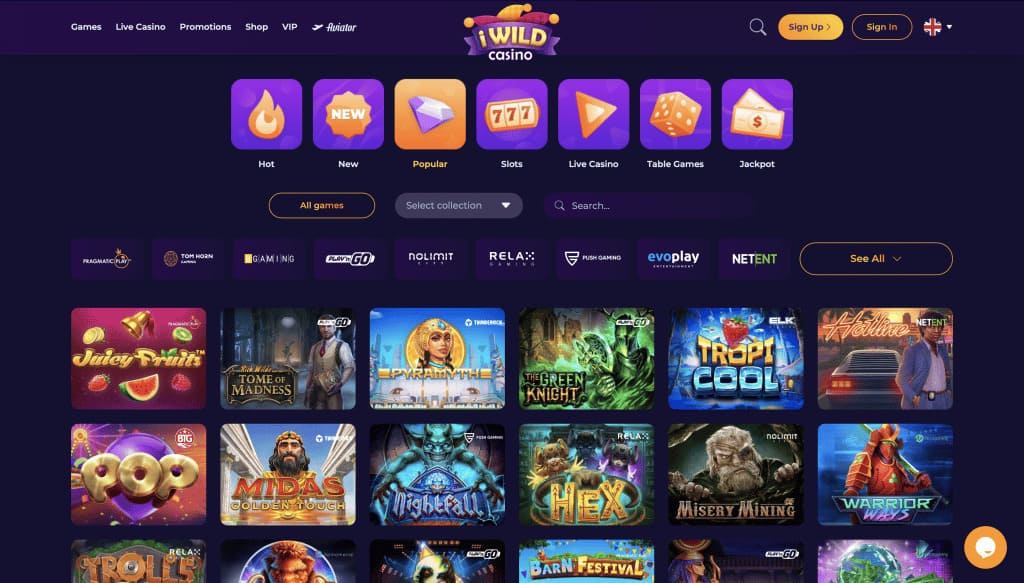 iWild Casino Games