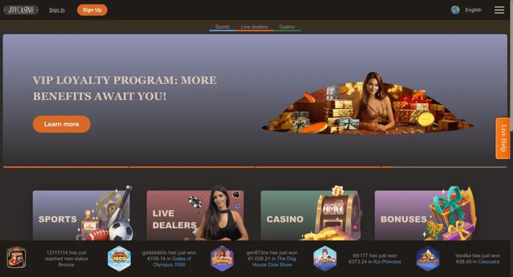 Joycasino Review