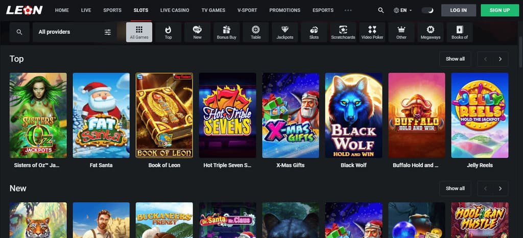 Leon Casino Games