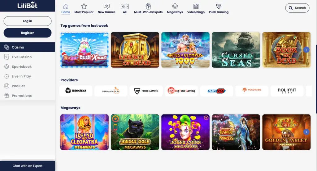Lilibet Casino Games