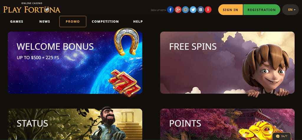 Play Fortuna Casino Bonuses