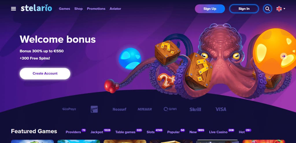 Stelario Casino Review