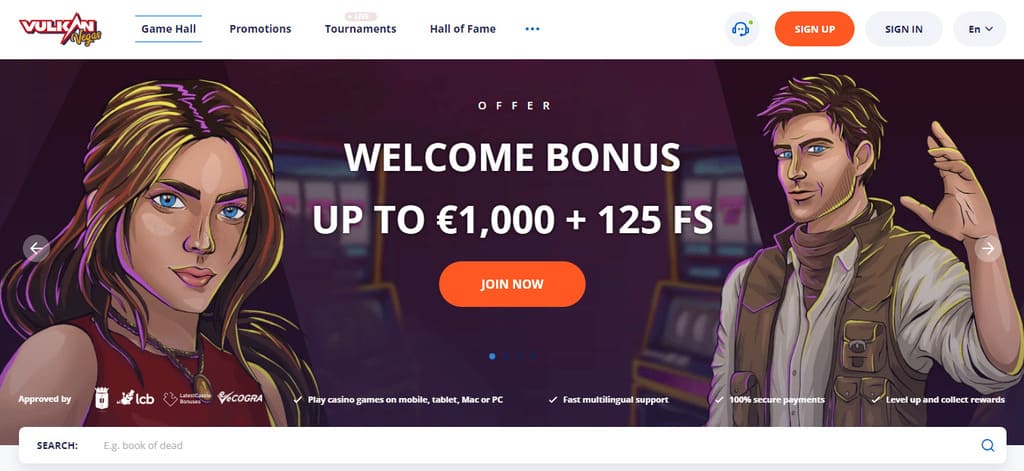 Vulkan Vegas Casino Review
