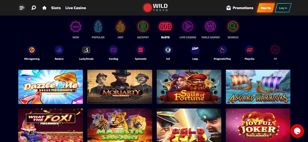 Wild Tokyo Casino Games