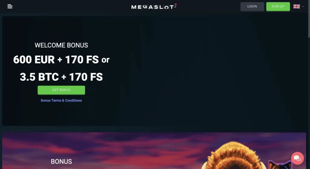 Megaslot Casino Bonuses