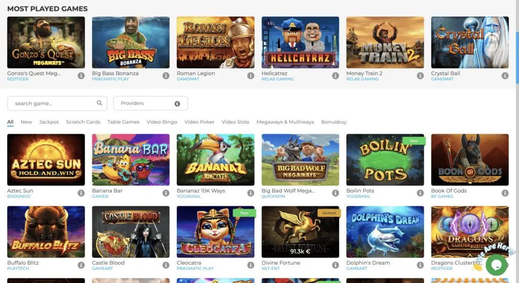 Wolfy Casino Games