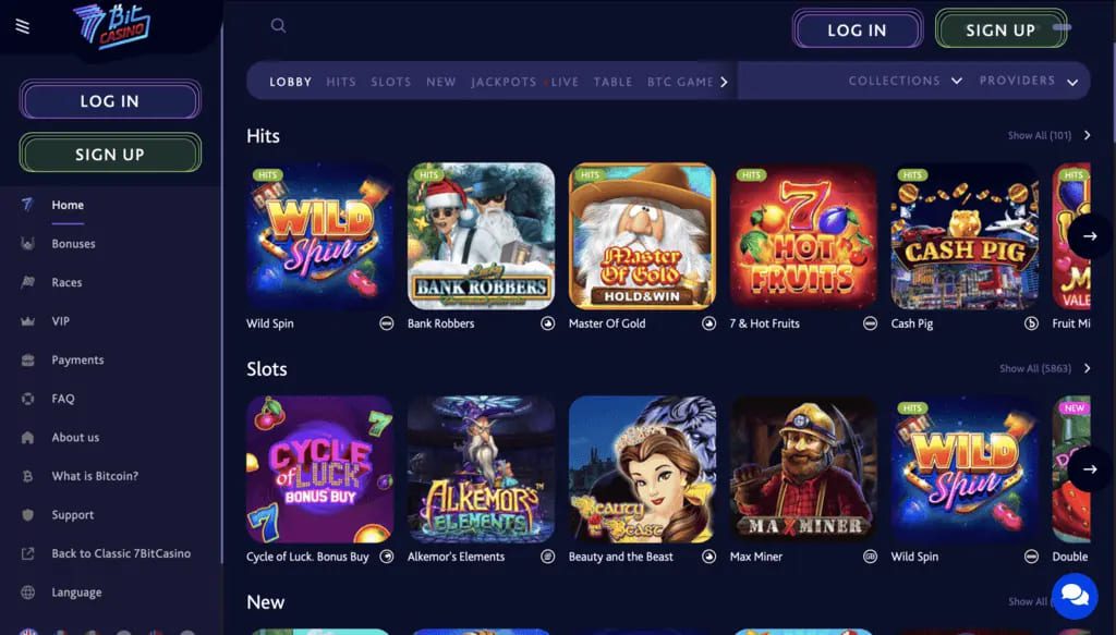 7BitCasino Games