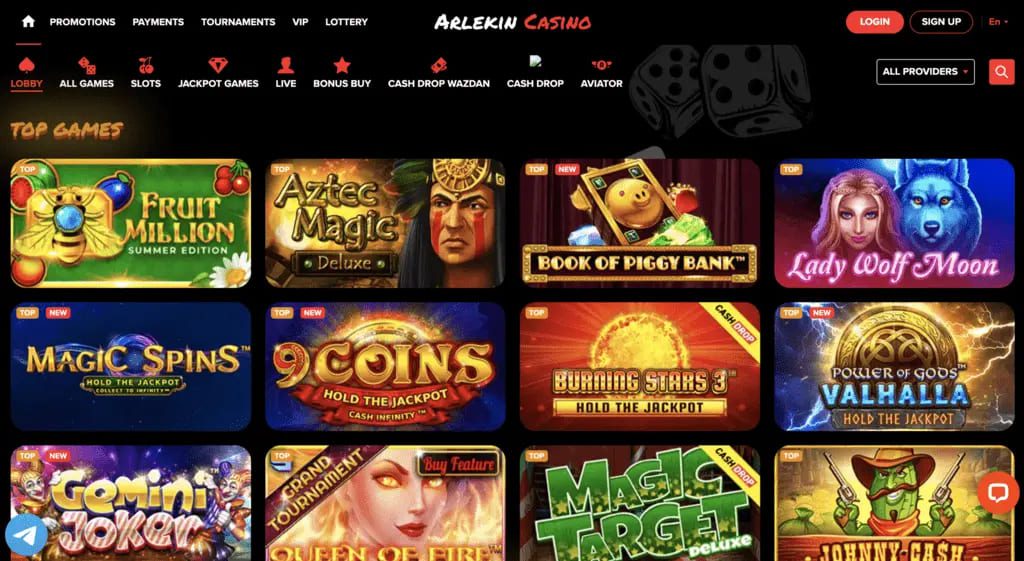 Arlekin Casino Games