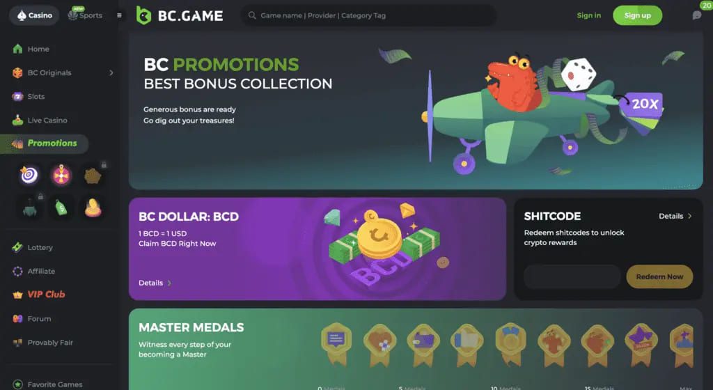 BC.Game Casino Bonuses