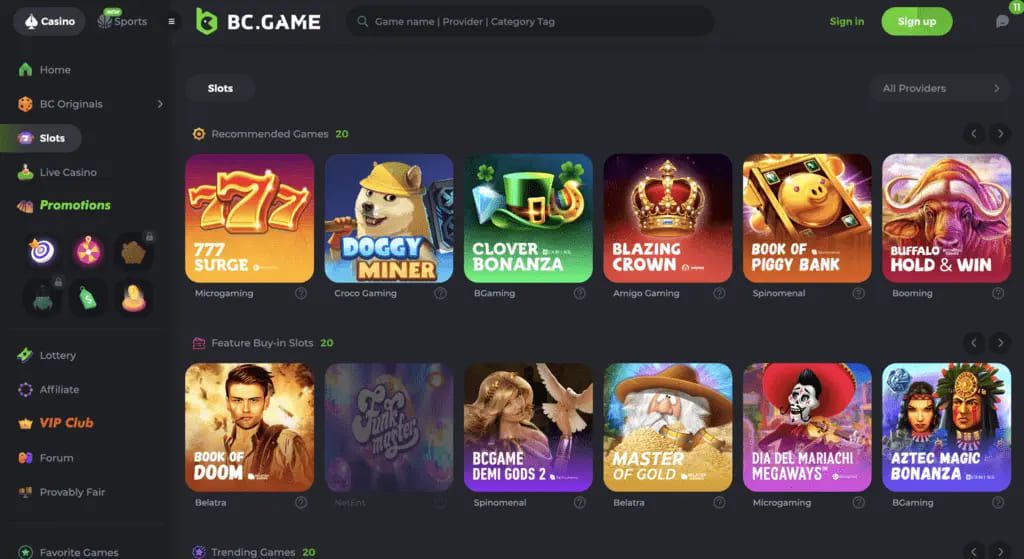 BC.Game Casino Games