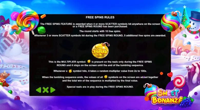 Sweet Bonanza Free Spins