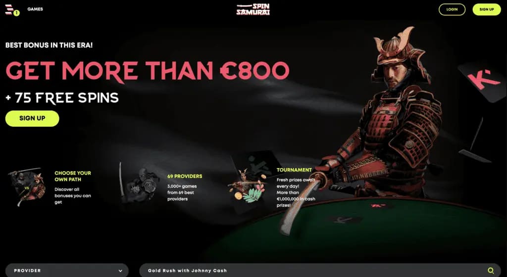 Spin Samurai Casino Review