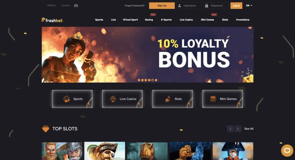FreshBet Casino Review