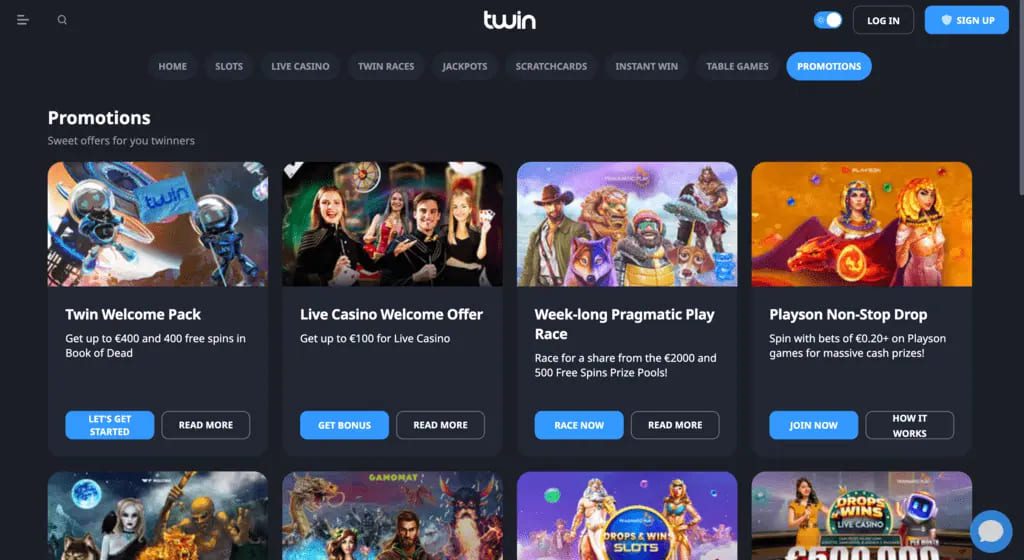 Twin Casino Bonuses