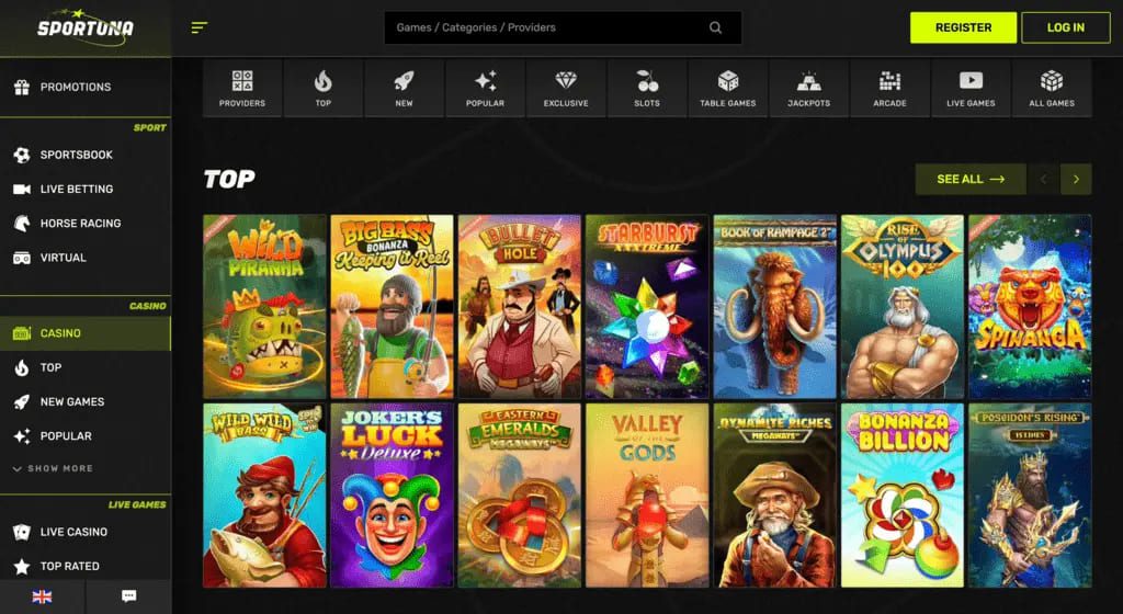 Sportuna Casino Games