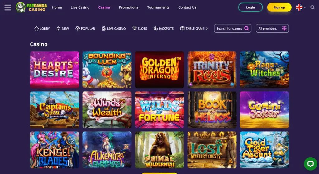 FatPanda Casino Games