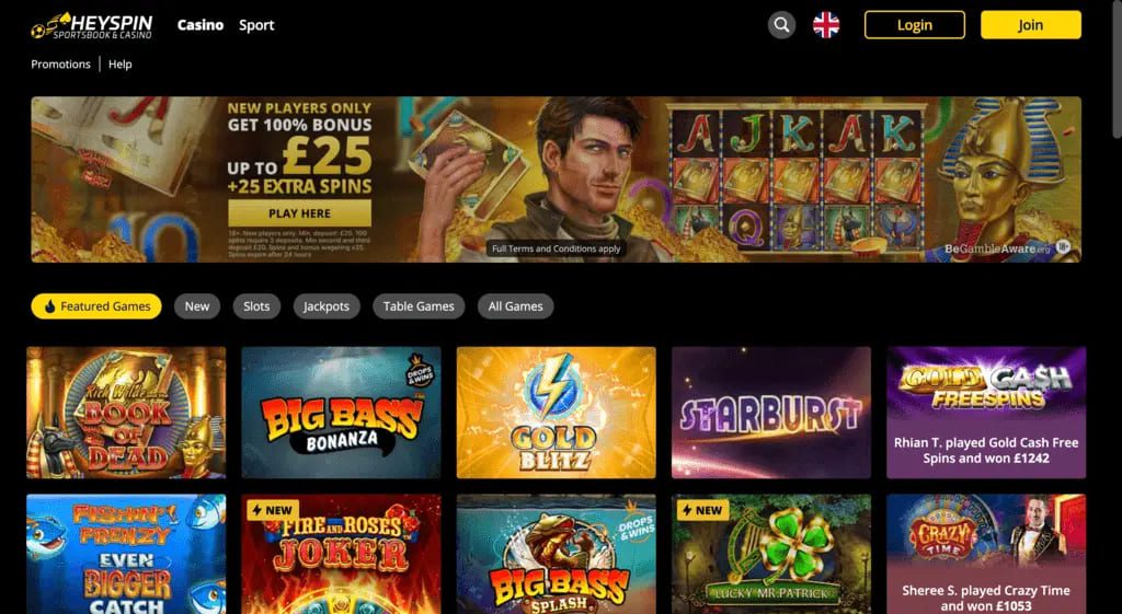 HeySpin Casino Review