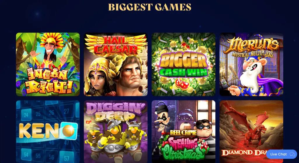 WinBig21 Casino Games