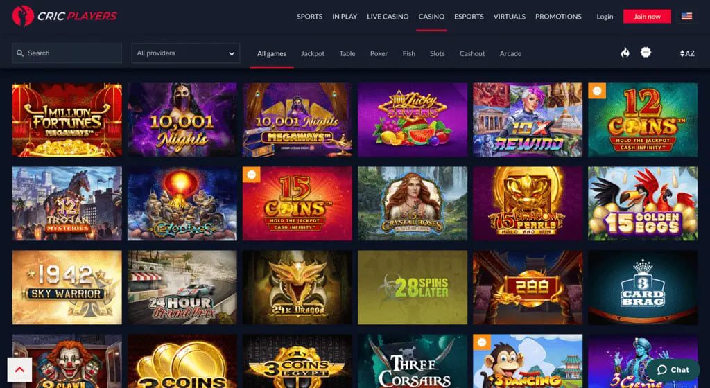 Cricplayers Casino Games