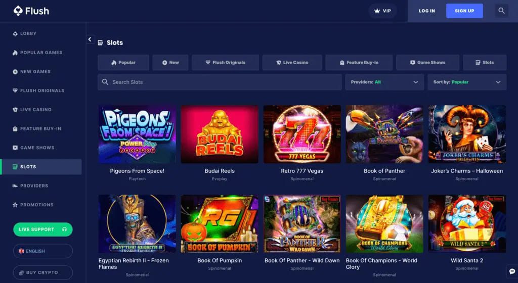Flush Casino Games