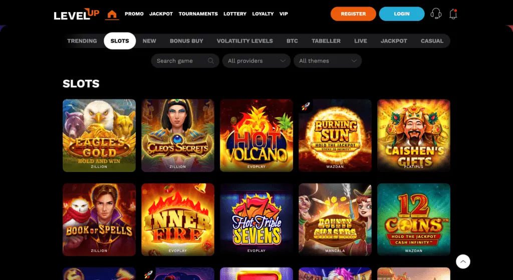 LevelUp Casino Games