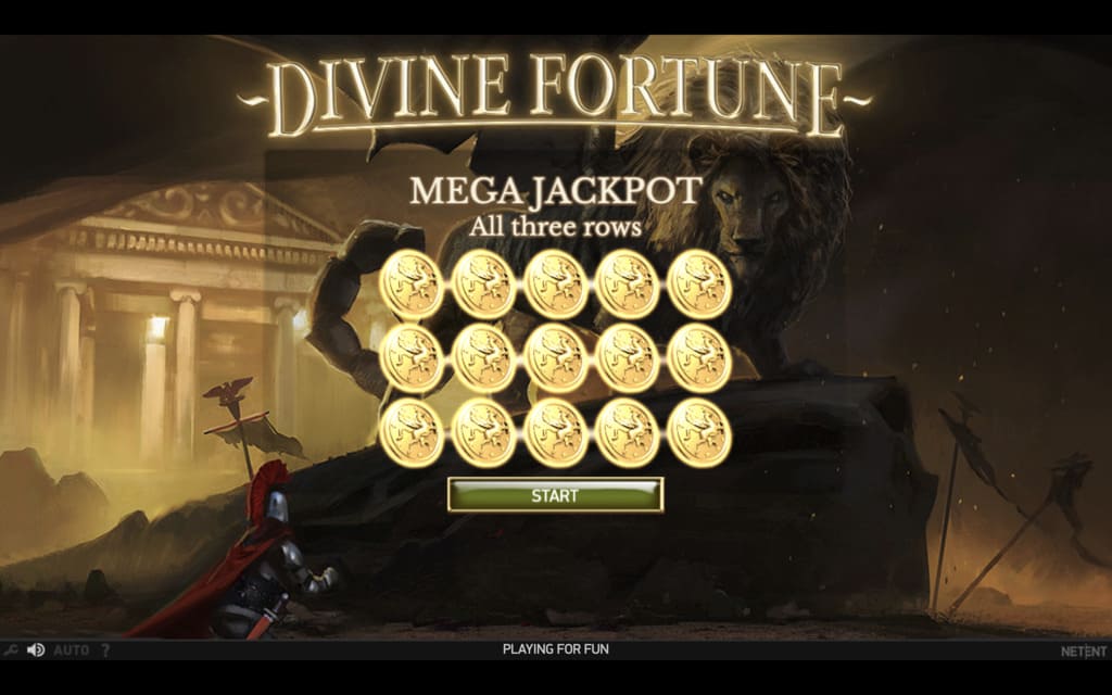 Divine Fortune Jackpot Bonus Game