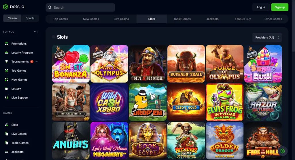 Bets.io Casino Games