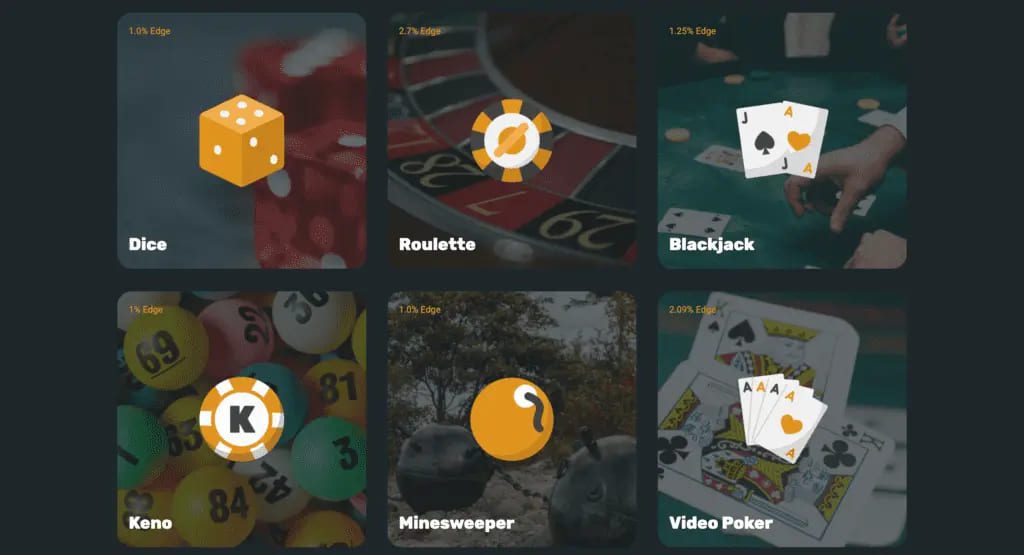 Crypto.Games Casino Games