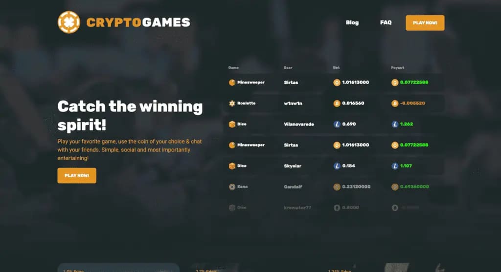 Crypto.Games Casino Review