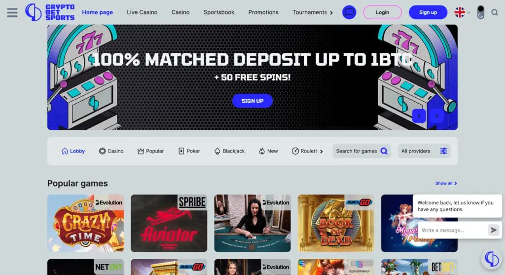 CryptoBetSports Casino Review