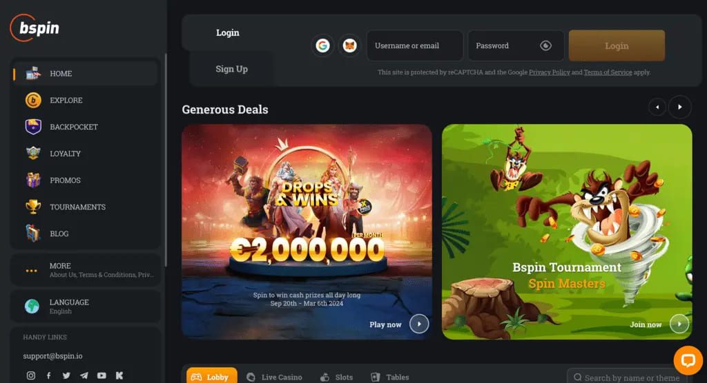 Bspin Casino Review