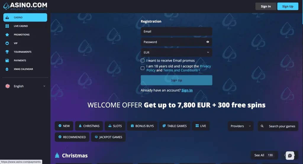 Asino Casino Review