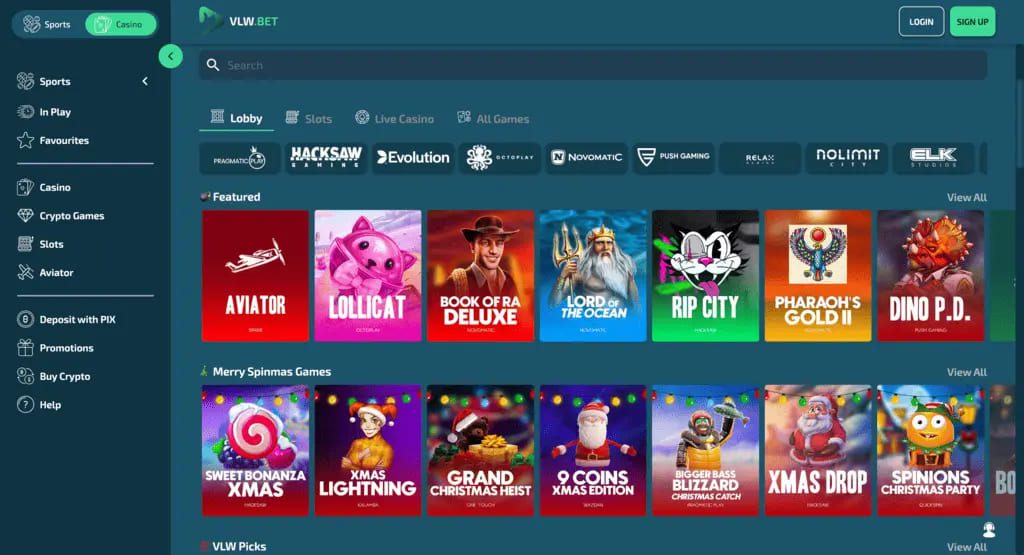 VLW.BET Casino Games