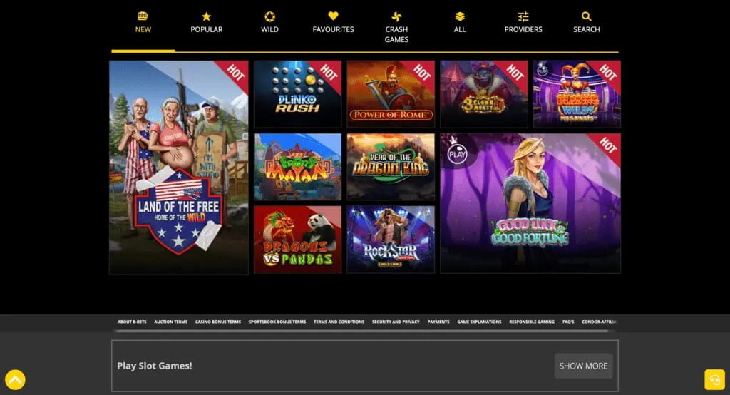b-Bets Casino Games