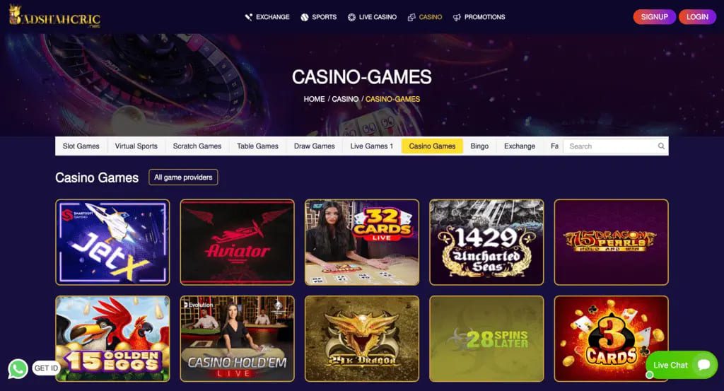 Badshahcric Casino Games