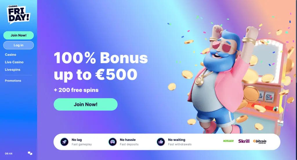 CasinoFriday Review