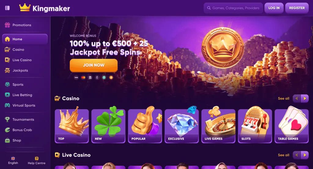 Kingmaker Casino Review