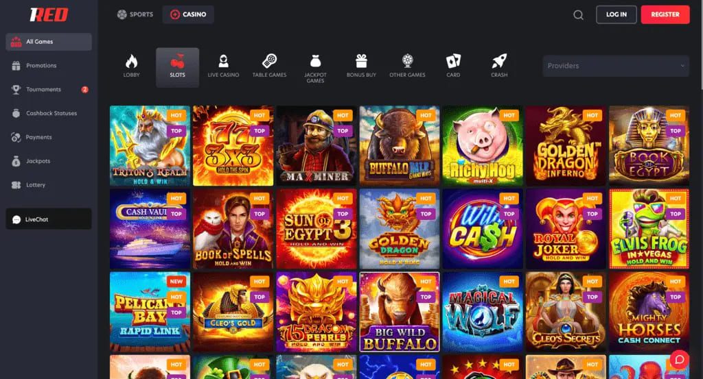 1Red Casino Games