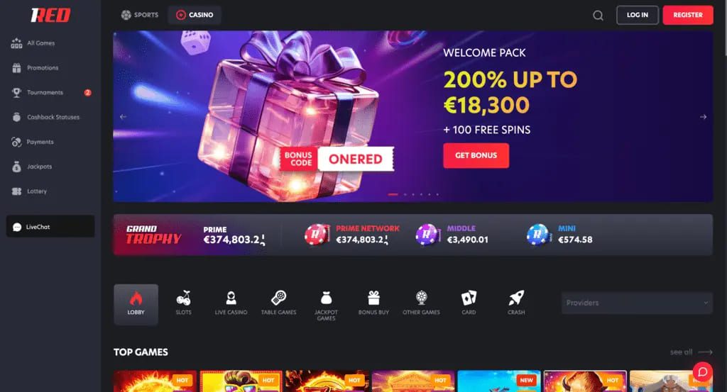 1Red Casino Review