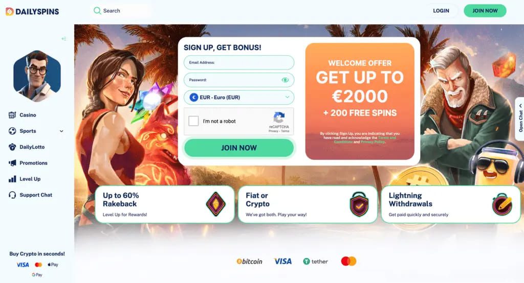 Dailyspins Casino Review