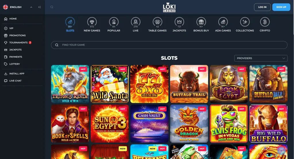 Loki Casino Games
